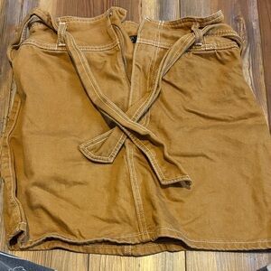 Chic Tan Forever 21 Mini Skirt
